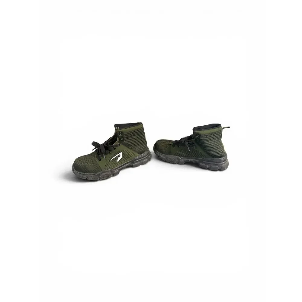 Suadex Steel Toe Safety Shoes Green Black Knit Work Boots Men 7 Women 8.5 EU‎ 39
